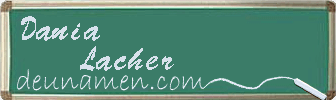 Dania Lacher Visitenkarte